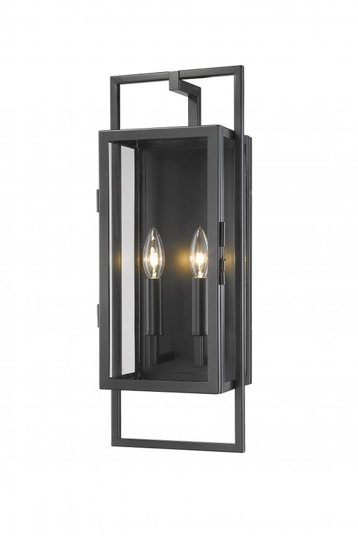 2 Light Outdoor Wall Light | 598M-BK