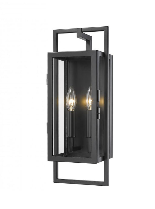 2 Light Outdoor Wall Light | 598S-BK