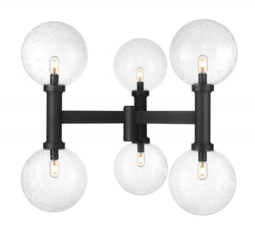 6 Light Outdoor Post Mount Fixture | 599BP6-BK