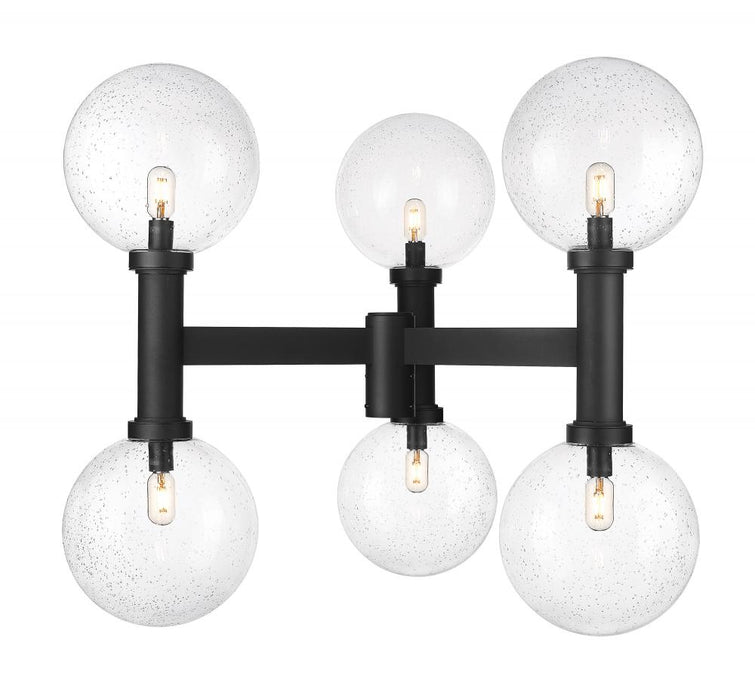 6 Light Outdoor Post Mount Fixture | 599BP6-BK
