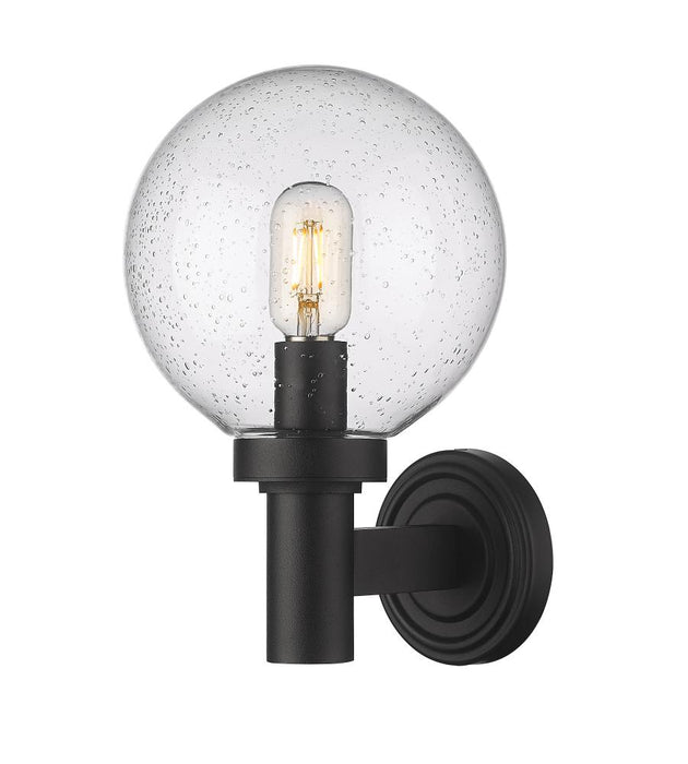 1 Light Outdoor Wall Light | 599M-BK