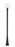 1 Light Outdoor Post Mounted Fixture | 599PHB-519P-BK