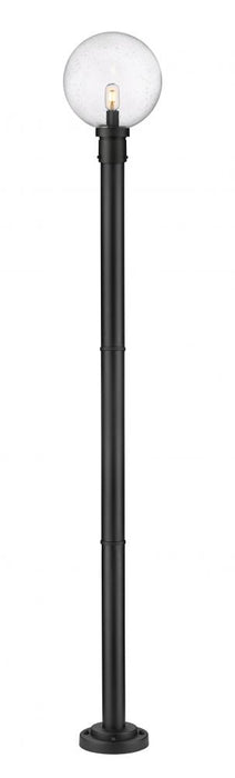 1 Light Outdoor Post Mounted Fixture | 599PHB-567P-BK
