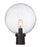 1 Light Outdoor Post Mount Fixture | 599PHB-BK