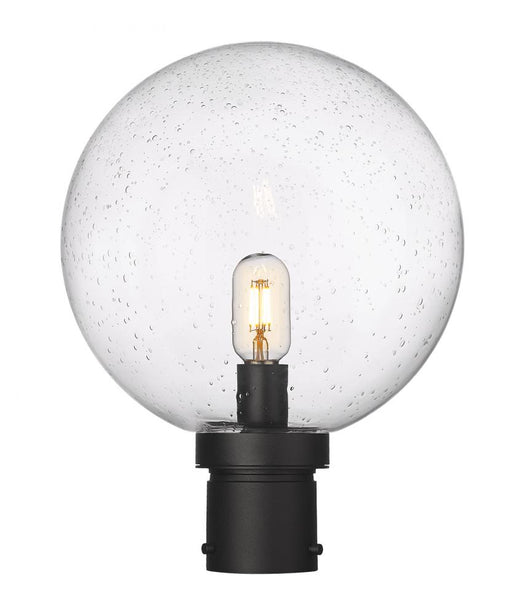 1 Light Outdoor Post Mount Fixture | 599PHB-BK