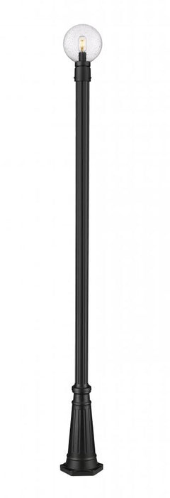 1 Light Outdoor Post Mounted Fixture | 599PHM-519P-BK