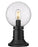 1 Light Outdoor Pier Mounted Fixture | 599PHM-553PM-BK
