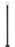 1 Light Outdoor Post Mounted Fixture | 599PHM-567P-BK