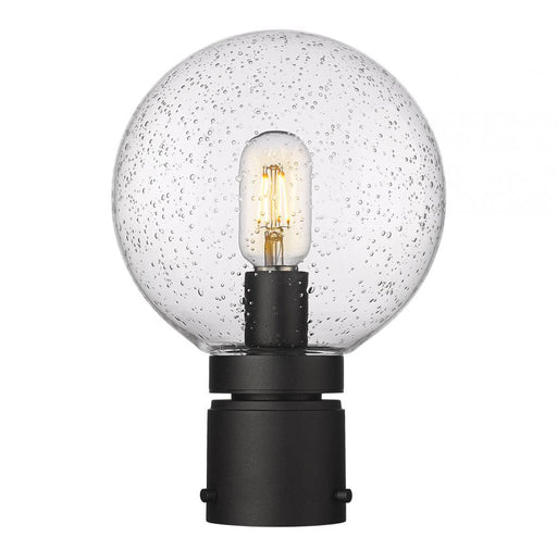 1 Light Outdoor Post Mount Fixture | 599PHM-BK
