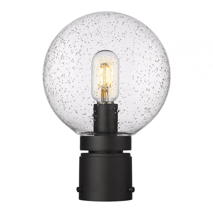 1 Light Outdoor Post Mount Fixture | 599PHM-BK