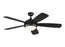 Discus 52" Ceiling Fan | 5DISM52MBKD