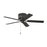 Linden 52 Hugger Ceiling Fan In Bronze With Bronze / American Walnut Reversible Blades | 5LDH52BZ