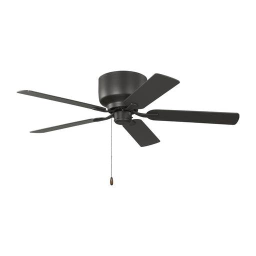 Linden 52 Hugger Ceiling Fan In Bronze With Bronze / American Walnut Reversible Blades | 5LDH52BZ