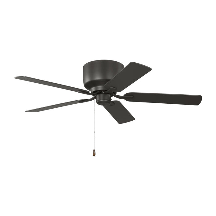 Linden 52 Hugger Ceiling Fan In Bronze With Bronze / American Walnut Reversible Blades | 5LDH52BZ