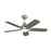 Lowden 44 Led Ceiling Fan In Brushed Steel With Silver / Light Grey Weathered Oak Reversible Blades | 5LWDR44BSLGD