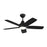 Lowden 44 Led Ceiling Fan In Midnight Black With Midnight Black / American Walnut Reversible Blades | 5LWDR44MBKD