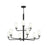 Mack Nine-light Two-tier Chandelier With Layered Glass Shades | P400478-31M