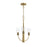 Jheni Three-light Chandelier With Clear Glass Shades | P400452-191