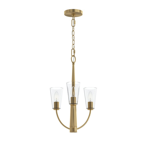 Jheni Three-light Chandelier With Clear Glass Shades | P400452-191