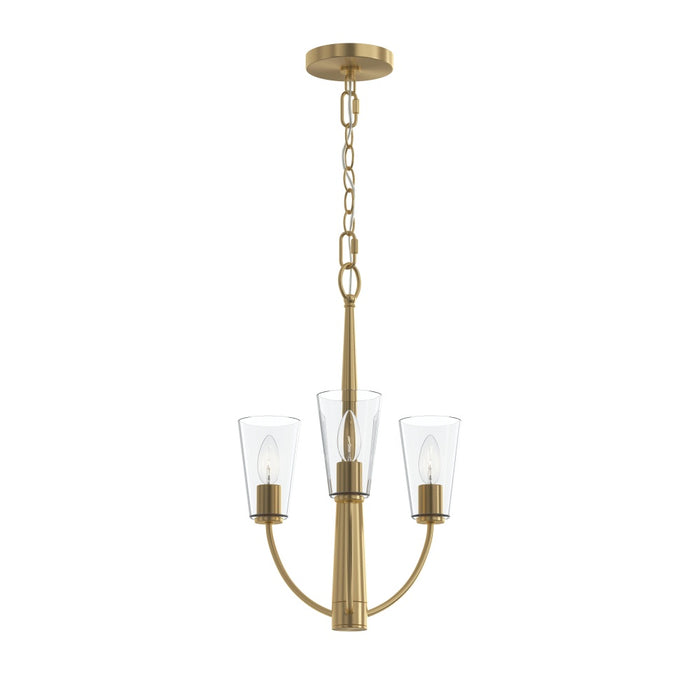 Jheni Three-light Chandelier With Clear Glass Shades | P400452-191
