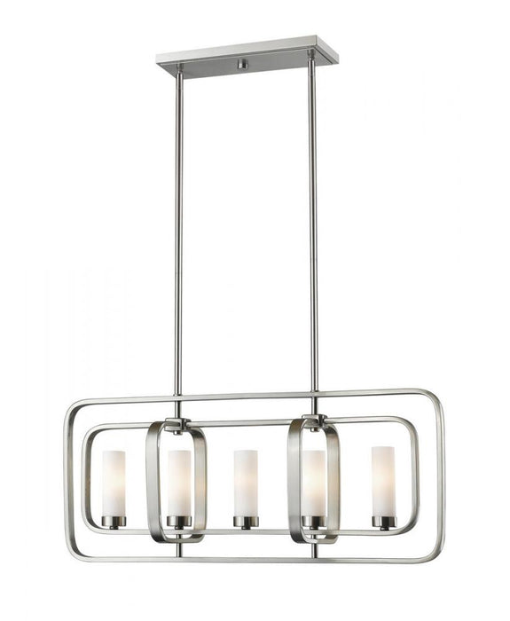 5 Light Linear Chandelier | 6000-5L-BN