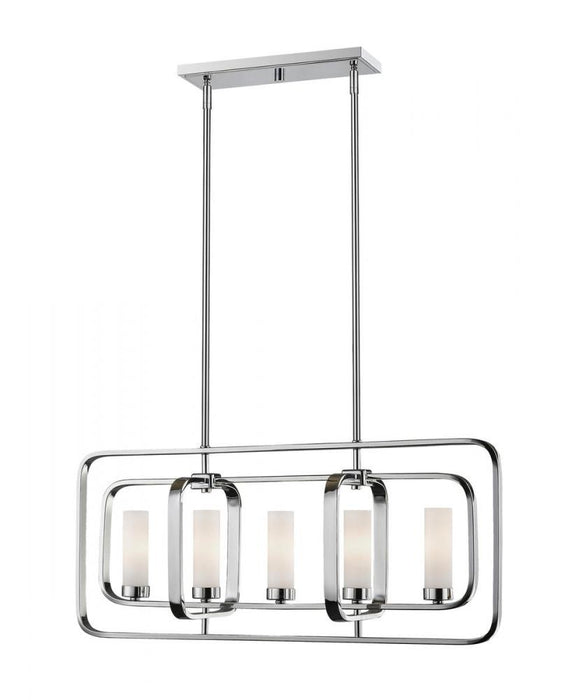 5 Light Linear Chandelier | 6000-5L-CH