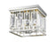 4 Light Flush Mount | 6006F-BN