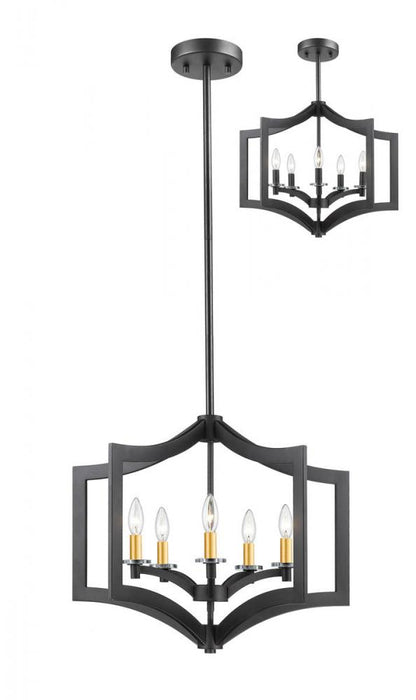 5 Light Chandelier | 6008-5BRZ