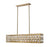 7 Light Linear Chandelier | 6010-42HB
