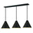 3 Light Pendant | 6011P18-3L-MB