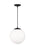 Visual Comfort & Co. Studio Collection Extra Large One Light Pendant with White Glass