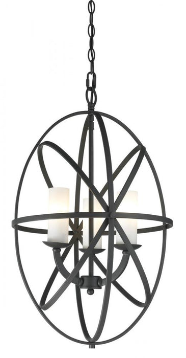 3 Light Chandelier | 6027-3S-BRZ