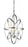 3 Light Chandelier | 6027-3S-CH