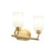 Reines Two-light Bath Vanity With Opal Glass Shades | P300578-191