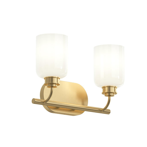Reines Two-light Bath Vanity With Opal Glass Shades | P300578-191