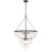 Crystorama Rylee 8 Light Matte Black Chandelier