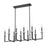 10 Light Linear Chandelier | 6100-10L-MB