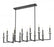 12 Light Linear Chandelier | 6100-12L-MB