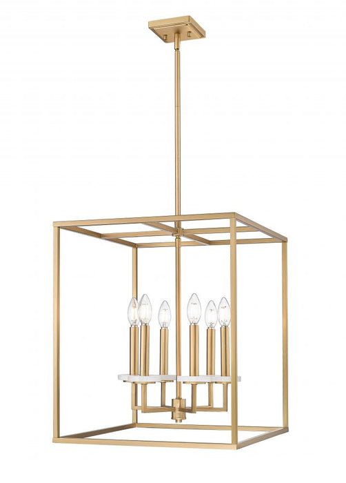 6 Light Chandelier | 6100-21MGLD