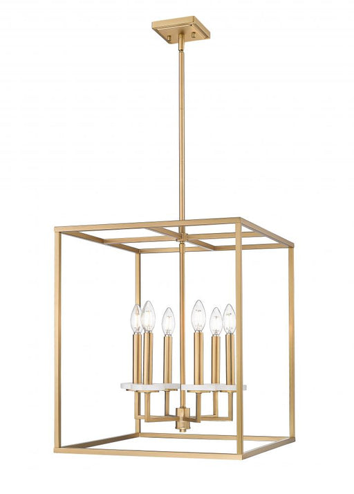 6 Light Chandelier | 6100-21MGLD