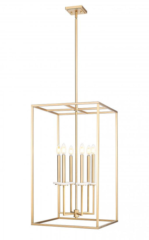 6 Light Chandelier | 6100-32MGLD