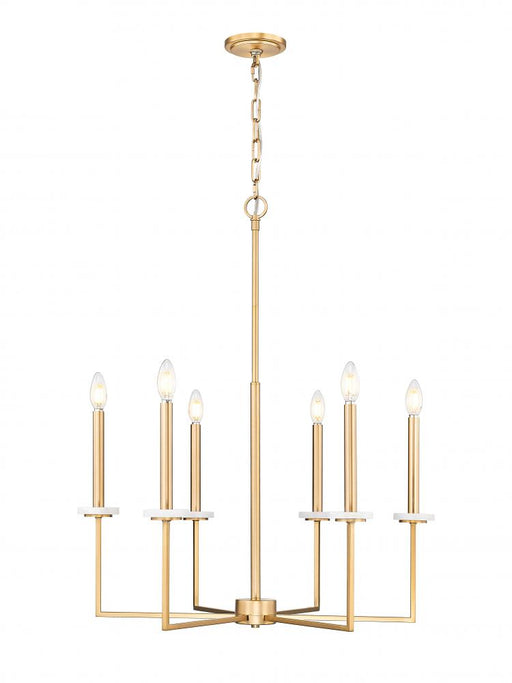 6 Light Chandelier | 6100-6MGLD