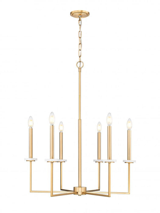 6 Light Chandelier | 6100-6MGLD