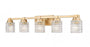 5 Light Vanity | 6101-5V-MGLD