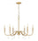 6 Light Chandelier | 6103-32MGLD