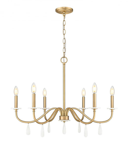 6 Light Chandelier | 6103-32MGLD