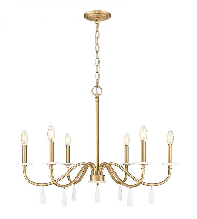 6 Light Chandelier | 6103-32MGLD