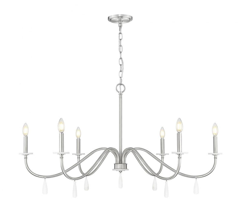 6 Light Chandelier | 6103-45BN