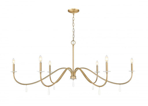 6 Light Chandelier | 6103-63MGLD
