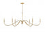 6 Light Chandelier | 6103-63MGLD